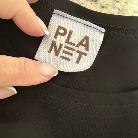 PLANET by Lauren G asymmetrical Jersey Lagenlook Top Small - medium - Picture 5 of 8